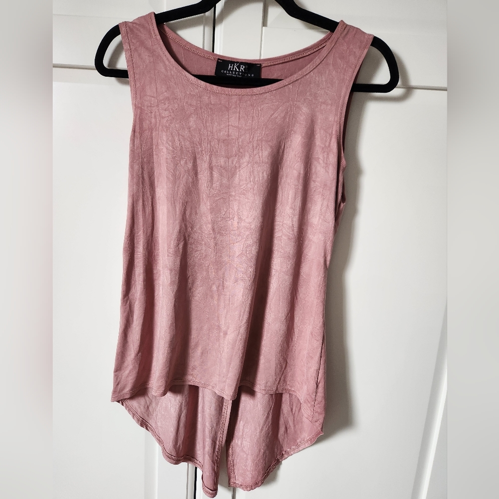 HKR COLLECTIONS Pink shirt back
